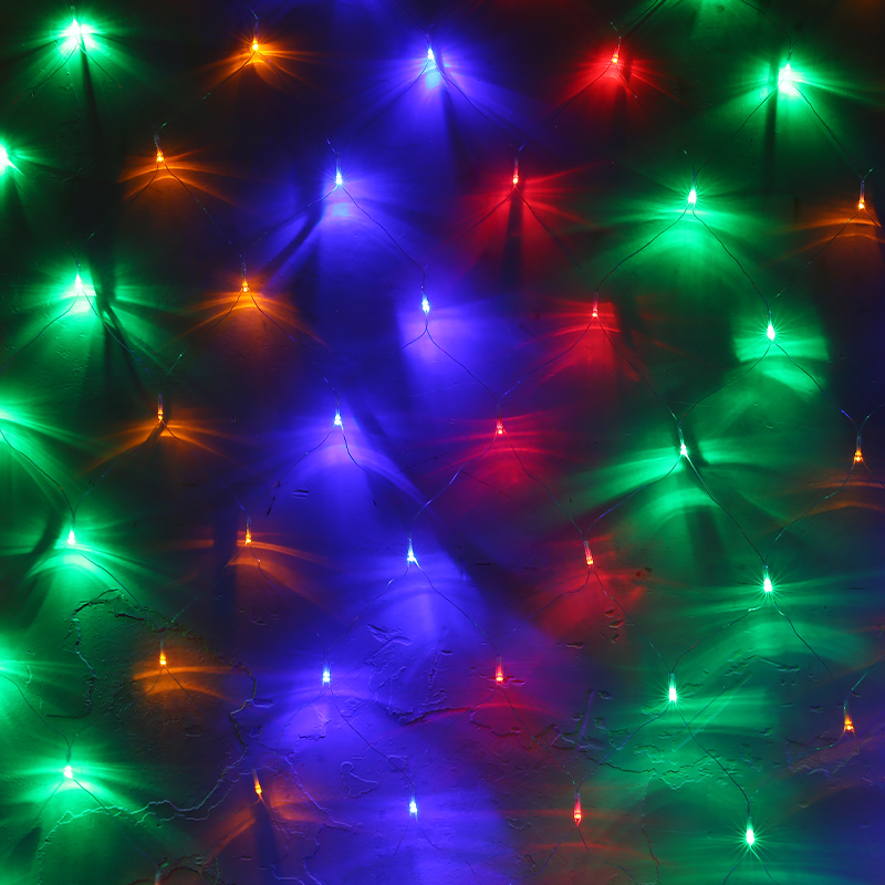 Horizontal net light four colors